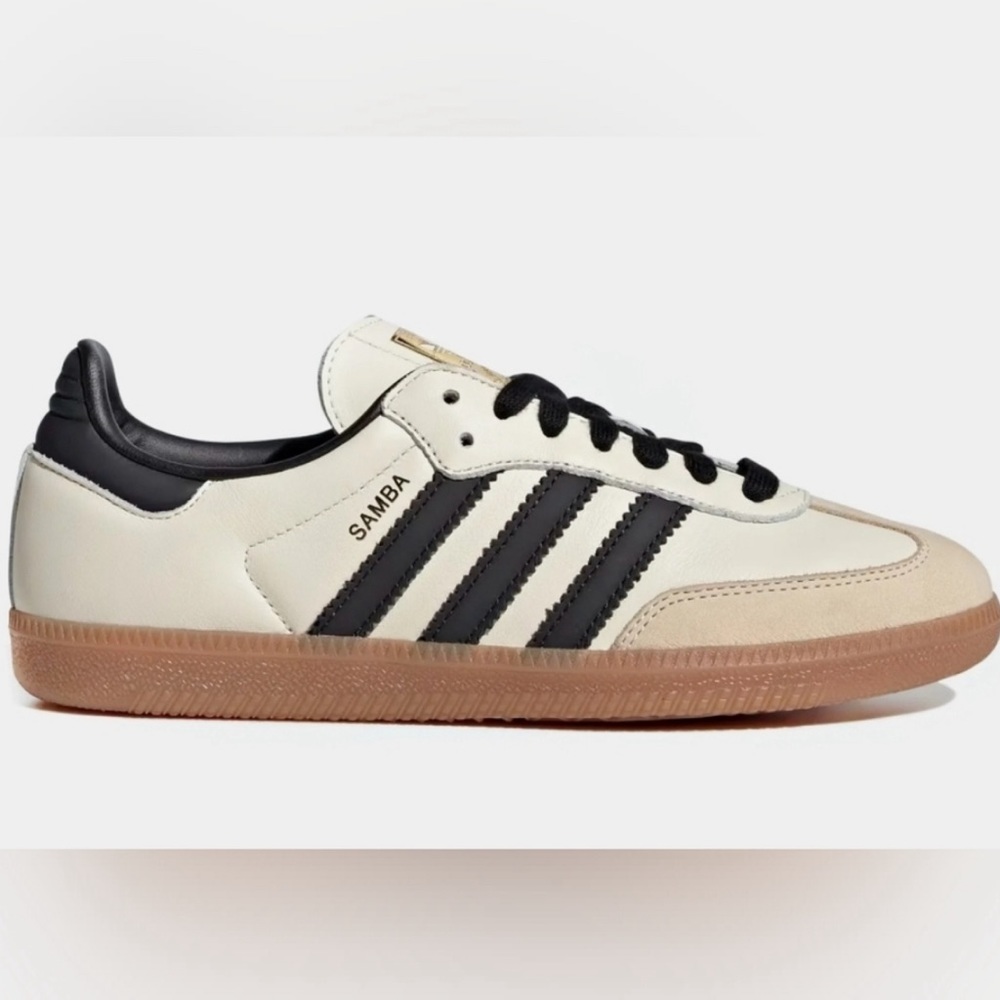 ADIDAS SAMBA OG
Cream White, Core Black & Sand Strata (Women US 10 8.5UK)